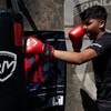 RingMaster Sports Kids Boxing Gloves Carbon Leather Training Sparring Punch