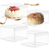 Oomcu 40 Pack Clear Boxes for Treat,Transparent Favor Candy Bakery