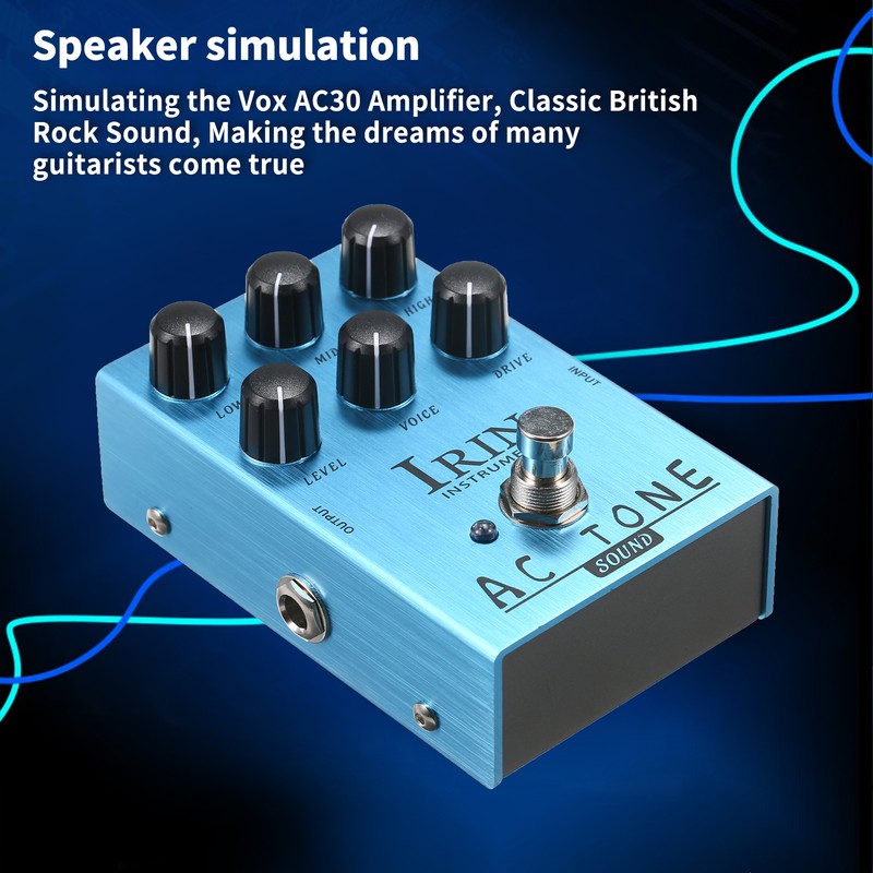 IRIN Mini Guitar Effect Pedal VOX AC30 Speaker Simulator Cabinet