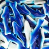 CrazyOutlet Baby Sharks Gummy Candy, Blue Raspberry Marshmallow Bulk Pack,