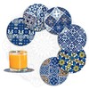 MALANGI Drink Coasters Set of 6 - Ceramic Turkish Coasters