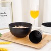 Supernal Wheat Straw Dinnerware Sets,Plates and Bowls Set, Dish Sets