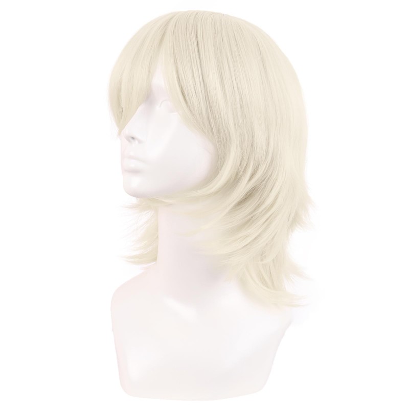 MapofBeauty 14 Inch/35 cm Short Cosplay Wolf Tail Synthetic Side