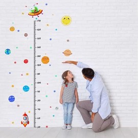 Tabla de Crecimiento para Niños, Tablas de Altura Para Niños, Gráficos de Crecimiento, Medidor Altura Pared Regla,Regla de Tamaño para Bebés y Niños,P