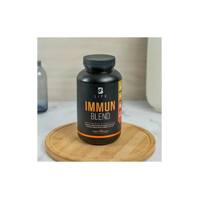 Suplemento Alimenticio Immune Blend 180 Cápsulas B Life