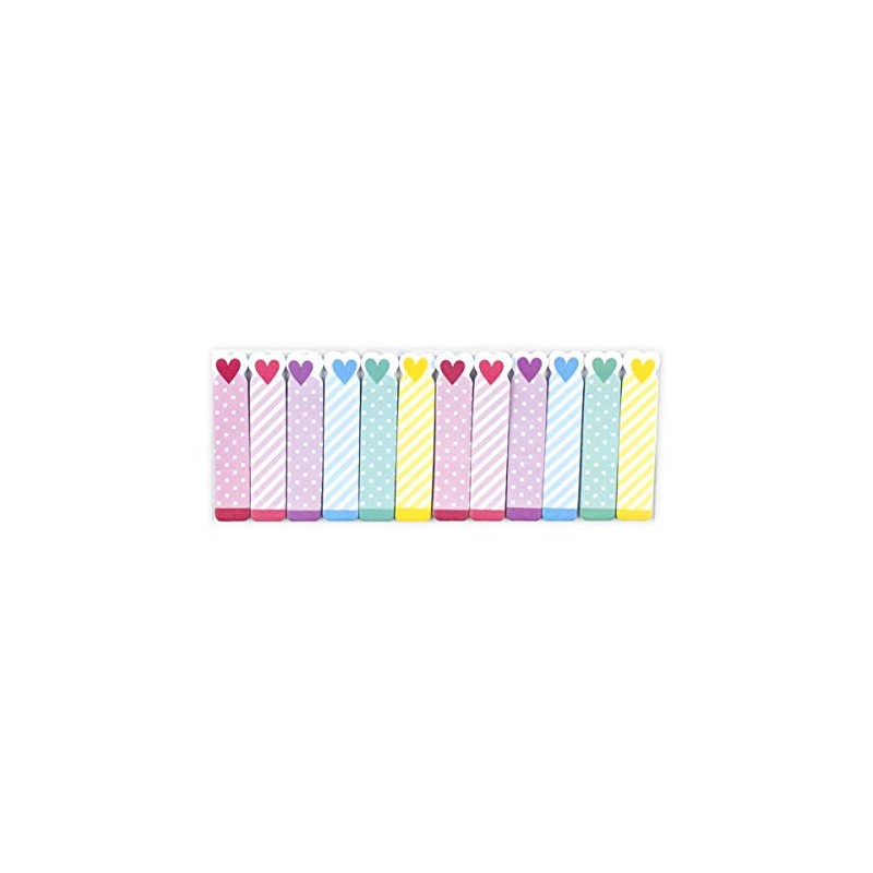 International Arrivals"Note Pals Rainbow Hearts" Sticky Note Pad