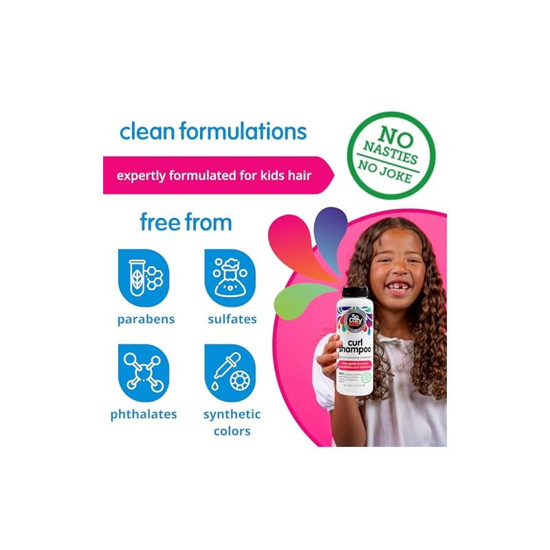 SoCozy Curl Shampoo Sweet-Crème, No Frizz or Fuss, Curls Done