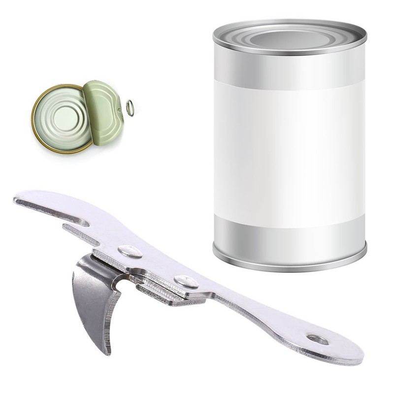 caralin of Corkscrew Stainless Steel Compact Manual Tin Can Opener