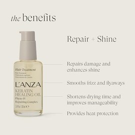 L'ANZA Keratin Healing Oil Hair Oil Damaged Dry Hair Treatment