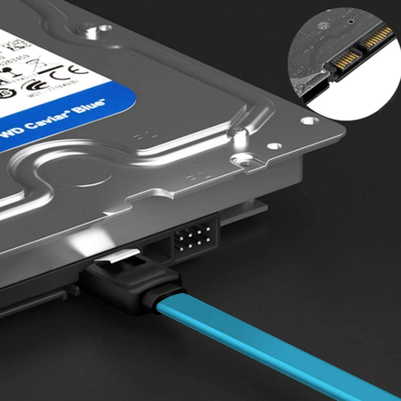 AYECEHI 6 Pack 90 Degree Right Angle SATA III 6.0