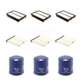 PUR 3x Air + 3x Cabin + 3x Engine Oil Filter (9 Total) Kit Replacement For Mazda CX-5 3 Sport 6 KFM-101424
