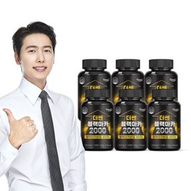 High-Concentration, Stronger Black Maca 2000mg Black Garlic 120 Tablets x 6 Bottles / 6-Month Supply Male Vitality Energy / 고함량 더 쎈 블랙마카 2000mg 흑마늘 120정 x 6병  6개월분 남성활력 에너지
