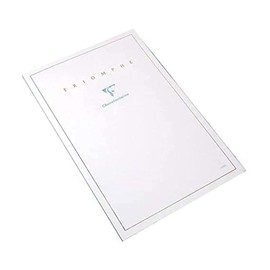 Clairefontaine Tabletas "Triomphe" Papelería - 50 hojas rayadas - 8 1/4 x 11 3/4 extra blanco - Para calígrafos, usuarios de pluma estilográfica y cor