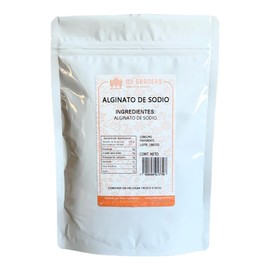 Alginato de Sodio en Polvo de Grado Alimenticio Comestible 150 G Cocina Molecular