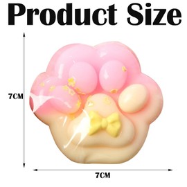 3 PCS Squishy Paw, Taba Squishy Paw, Taba Squishy, Taboo Squishies, Cat Paw Squishy For Stress Relief, Squishy Paw For Boys Girls Birthday Party Favors Gifts, Super Soft Squeeze Fidget Toys