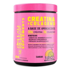 Suplemento Monohidratada Creatina  Colágeno Mr. Yellow 500g                                                                                           