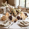Rattan Balls 64 Pcs Decorative Balls with Natural Woven Texture,
