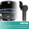 X AUTOHAUX 1 Set Hood Lock Release Handle Bracket 1KD823633A