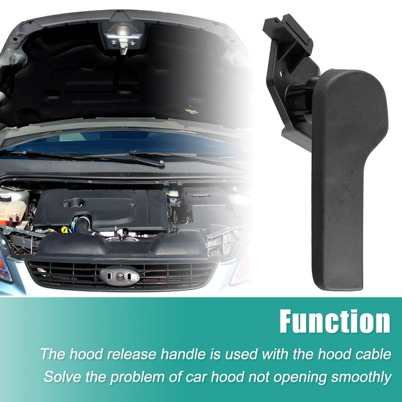 X AUTOHAUX 1 Set Hood Lock Release Handle Bracket 1KD823633A