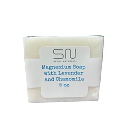 Seoul Naturals Magnesium Soap with Lavender and Chamomile, 5 oz
