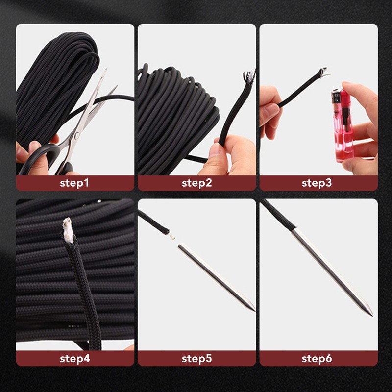 12Pcs Stainless Steel Paracord Stitching Set Paracord Needle with Storage