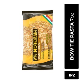 LA MODERNA, Corbata, Pasta, Hecha con Sémola de Trigo Durum, Enriquecida con Vitaminas y Hierro, 7 oz