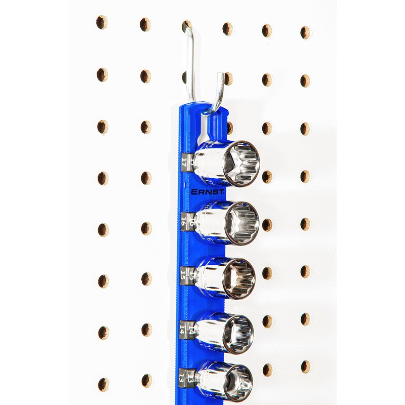 Ernst 13-Inch Socket Rail Organizer with 14 3/8-Inch Twist Lock