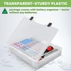 Battery Organizer Storage Holder- Batteries Case Containers Box with Tester