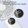 Handheld USB Fan with Base 5 Gears Wind Brushless Motor