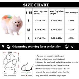 URBEST Dog Socks, 4Pcs Dog Shoes for Dogs Cat Socks Non-Slip Soles Adjustable Dog Cat Paw Socks Fit for Puppy and Small Dogs (M, Blue)