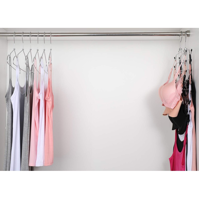 Aptech Tank Tops Camisole Clothes Hanger Closet Organizer for Metal