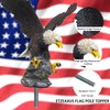 Eagle Flag Pole Topper, Eagle for Flag Pole Top, Bald