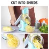 4 in 1 Rotary Cheese Grater Tabletop Drum Grater Manual