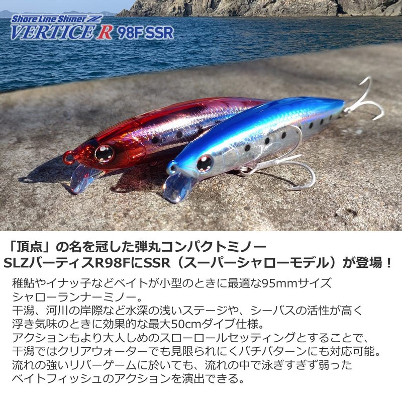 DAIWA Chivas Lure (Super Shallow Model) Shoreline Shiner Z Vertis