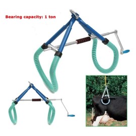 INTSUPERMAI Cow Hip Lift OB Calving Milking Birthing Lame Cow 2204Lbs Adjustable Clamp Safe