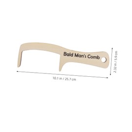 Hohopeti Wide Tooth Wooden Comb for Men Styling Tool Large Hair Comb Perfect for Wet Hair Grooming Accessory