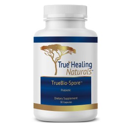 True Healing Naturals - TrueBio-Spore - Probiotic Supplement - Resilient and Powerful with 50 Billion CFU of Probiotic - 30 Capsules