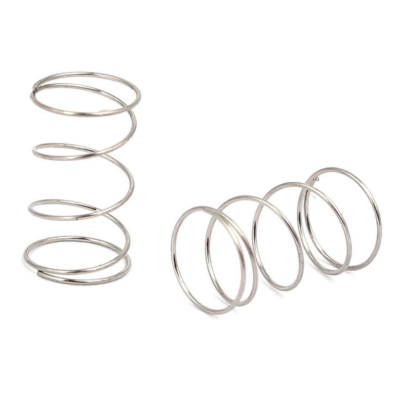 TOP-VIGOR 10Pcs Compression Spring, 6mm OD,0.3mm Wire Size,10mm Free Length