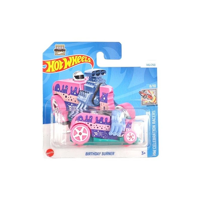 Hot Wheels Single Cars Birthday Burner HTD83