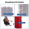 AYWHP 6 x Mini Breadboard Kit 170 Points (6 Colours)