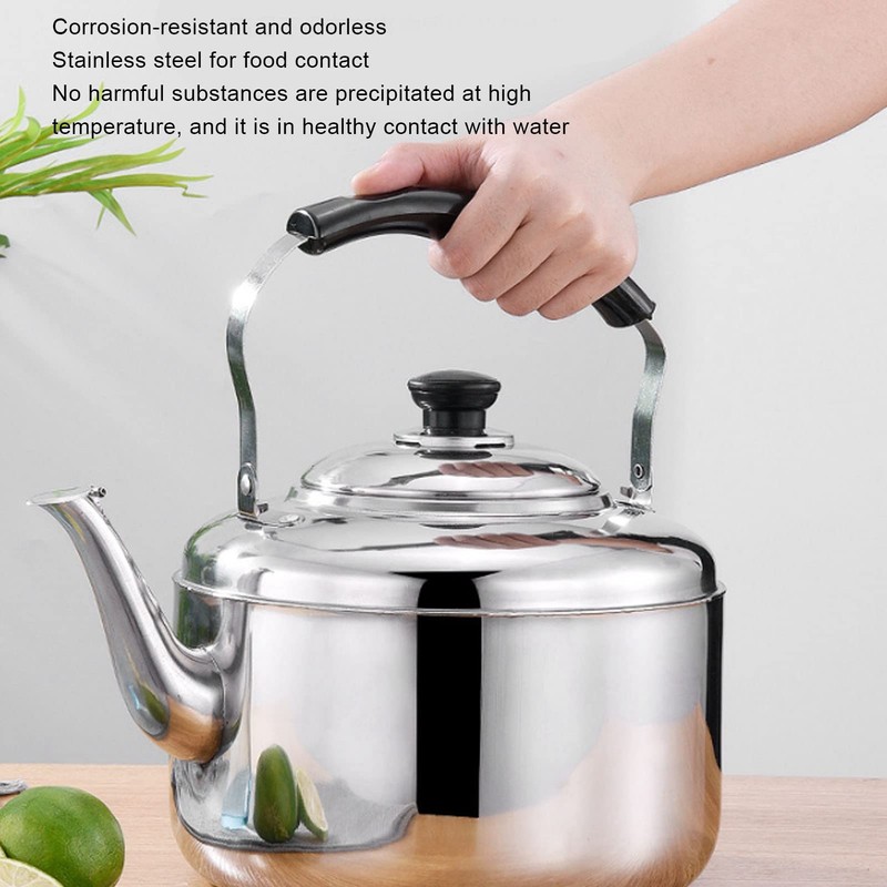 Whistling Teapots,Tea Kettle Anti Rust Stainless Steel Comfortable Grip Kettle