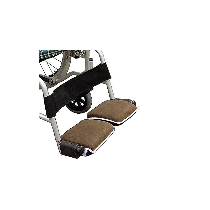 ナビス 車いす用フットレストカバー (グレー) /8-3756-13
