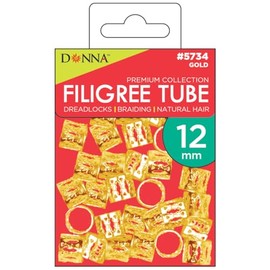 DONNA Filigree Tube 12mm GOLD