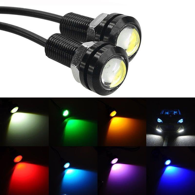 Optana Kartal Göz Led Kırmızı Ayna Altı Araç Far Led