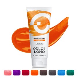 Colorlomo Color Depositing Conditioner (Multiple Color) | Color Depositing Conditioner Mask | Semi Permanent Hair Dye | Nourish & Moisturize | Shea Butter & Almond Oil | Long Lasting Vibrancy - COLOR: ORANGE