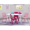 Delta Children Kids Table and Chair Set (4 Chairs Included),