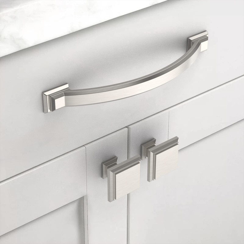 Asidrama 10 Pack 5 Inch(128mm) Brushed Satin Nickel Kitchen Cabinet