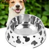 Dog Food and Water Bowl AntiSlip Base Stainless Steel Pet