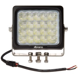 Universal 6" LED Flood Lights For Cars – 100W Bright 8000LM LED Off-Road Fog Driving Spotlights For Truck, Boat, Motorcycle & Construction - Easy To Mount Rectangular IP68 Waterproof ATV Head Light