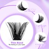 Eyelash Extensions Set, 80D + 100D, Manga Spiky Lash Cluster